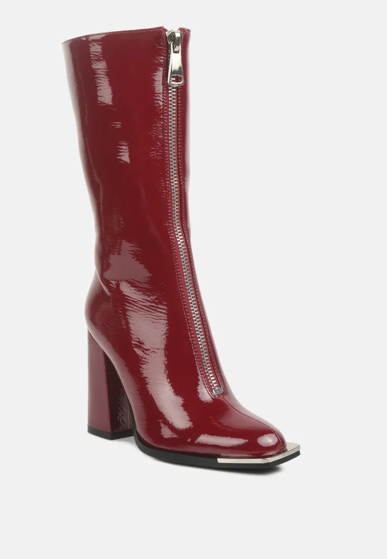 Year Round High Heeled Calf Boots By Ruw