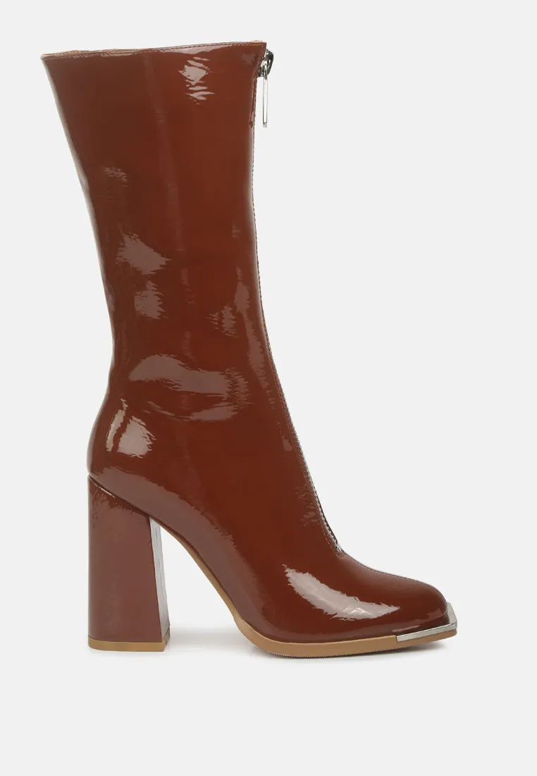 Year Round High Heeled Calf Boots By Ruw