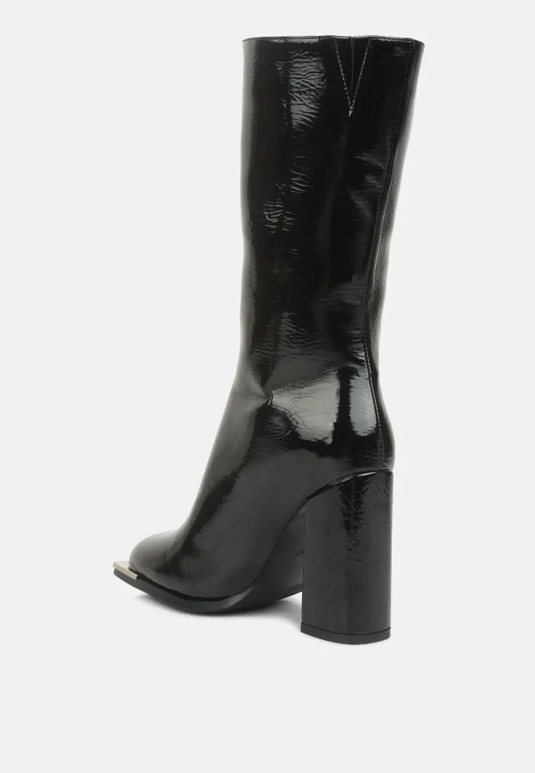 Year Round High Heeled Calf Boots By Ruw