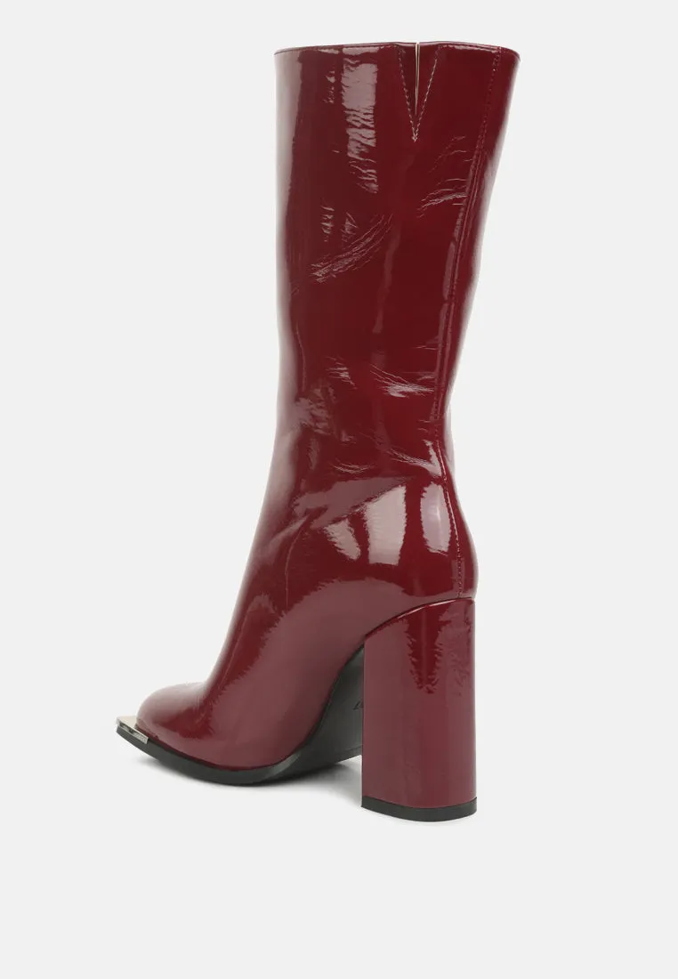 Year Round High Heeled Calf Boots By Ruw