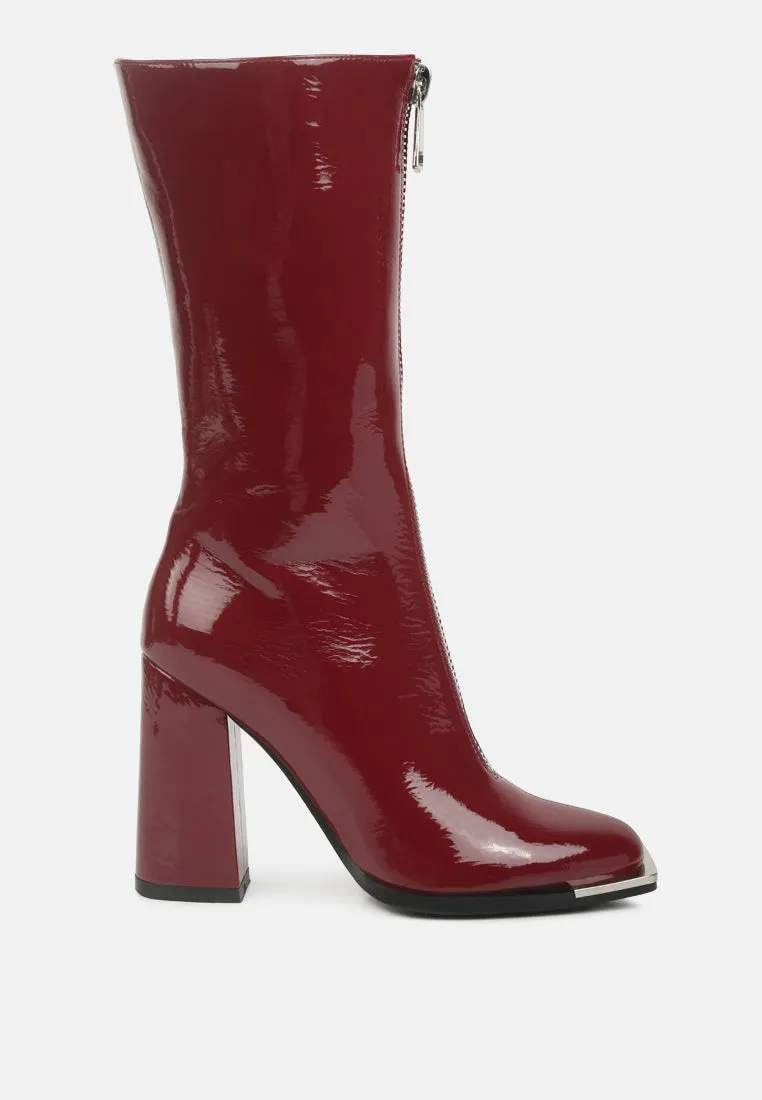 Year Round High Heeled Calf Boots By Ruw