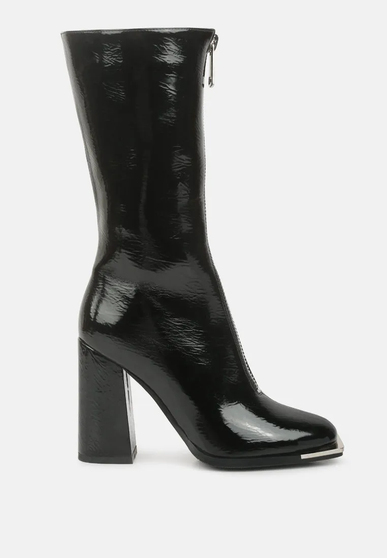 Year Round High Heeled Calf Boots By Ruw